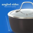 thumbnail image 5 of Sur La Table Kitchen Essentials - Juego de ollas y sartenes de aluminio forjado antiadherentes con interior de cerámica de titanio sin PFA, 10 piezas, color negro, compatibles con inducción, 5 of 5