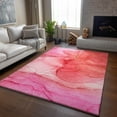 thumbnail image 6 of Addison Rugs Mayfield Washable Transitional Watercolors Pink Rectangle Rug, 10' x 14', 6 of 6