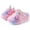 Little kid- PINK, variant on Kids Slippers Unicorn Cute House Slippers Memory Foam Girls Fuzzy Slides