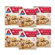 Atkins Protein-Rich Meal Bar, Chocolate Almond Caramel, Keto Friendly, 6/5ct Boxes