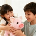 thumbnail image 6 of Electric Pig Plush Realistic Toy, Animated Walking Piggy with Twitching Nose & Wagging Tail, Interactive Stuffed Animal Toy, 6 of 7
