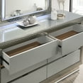 thumbnail image 2 of Furniture of America Encina Adult Glam 6-Drawer Dresser, Gray, 2 of 6