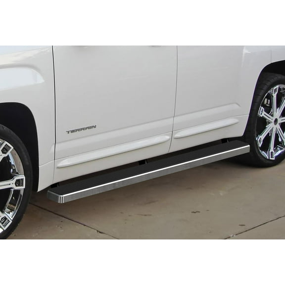 2010-2017 Chevy Equinox 2010-2017 GMC Terrain (Excludes Denali Models) Hairline Finish 5 Inch Door to Door Side Bar Side Step Running Board