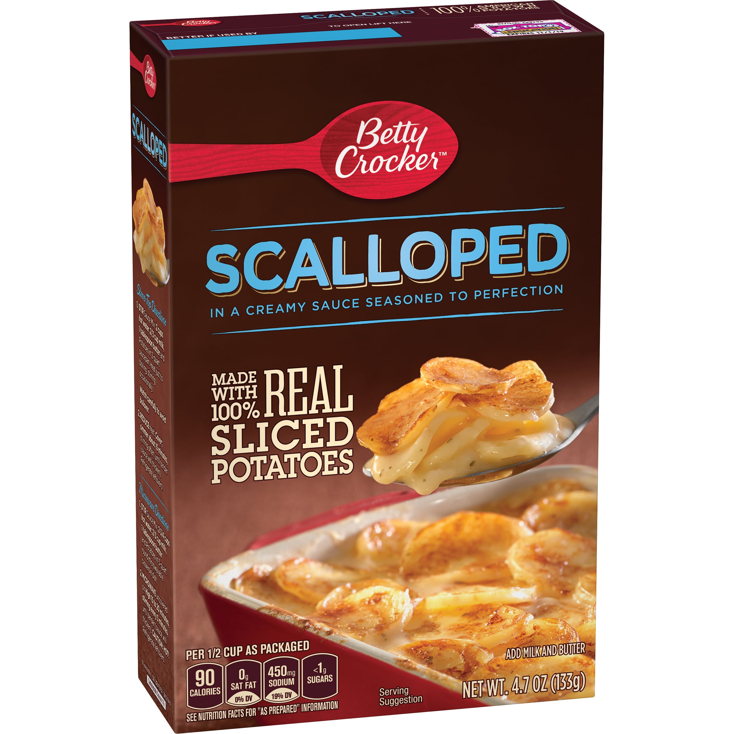 Betty Crocker Scalloped Potatoes 4.7 oz. Box by General Mills Sales, Inc.