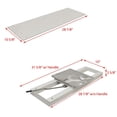 thumbnail image 5 of Tiara Boat Helm Seat Swivel Mount 5671447 | White Stainless (Port), 5 of 6