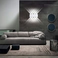 thumbnail image 2 of Modern LED Ceiling Light Waterproof Aluminum Wall Sconce Washer Light Indoor Outdoor Hallway Corridor 8w Black, 2 of 4