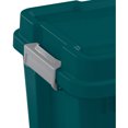 thumbnail image 4 of Sterilite 20 Gallon Plastic Storage Container Box & Lid, Teal (8 Pack), 4 of 5