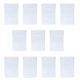 thumbnail image 3 of Bolsas de almacenamiento de bloqueo de cierre de cremallera transparentes 200 unids Bolsas de sello de plástico transparente engrosadas, 3 of 6