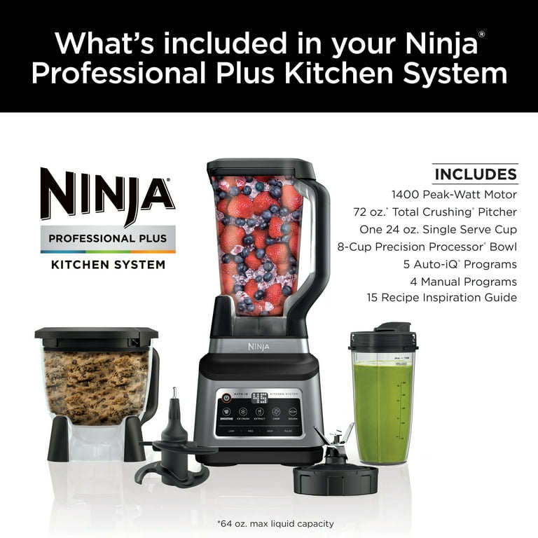 Ninja Professional Plus Kitchen System Blender - Black