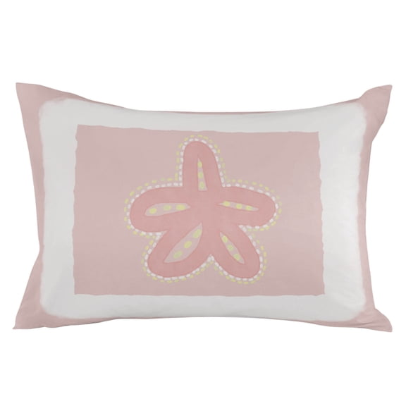 Ocean Starfish Throw Pillow Cover 12 x 20 Inch Decorative Pillow Cover Summer Coastal Cartoon Geometric Pink Lumbar Pillowcase Seasonal Rectangle Cushion Case for Couch Sofa Bed Living Room