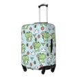 thumbnail image 2 of Bixox Washable Cute Floral Frog Printed Luggage Cover, Fashion Suitcase Protector Fits for Medium luggage, 2 of 8