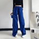 thumbnail image 2 of Pantalones deportivos de secado rápido de pierna recta, pantalones anchos de cintura alta informales finos para mujeres europeas y americanas, 2 of 6