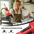 thumbnail image 2 of Electric Drain Auger, 25FT Plumbing Snakes, Snake Drain Clog Remover for Unclogging Toilet, Sewer, Bathroom, Sink Drain Pipes, 2 of 6