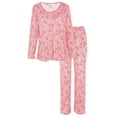 thumbnail image 2 of JEFFRICO Womens Pajamas For Women Long Sleeve Pajamas Set Sleepwear Soft Pajamas, 2 of 6