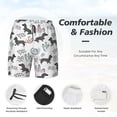 thumbnail image 5 of Fotbe Dachshund Dog Puppy Men’s Swim Trunks Quick Dry Swim Shorts Board Shorts with Mesh Lining-Small, 5 of 9