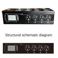 thumbnail image 4 of 1Pc 4-Channel 3-Pin XLR Audio and over Network Cable Extender, DMX512 Network Signal Extender , Female,1 x 4-Channel Audio/ Network Extender,Black, 4 of 8