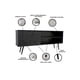 thumbnail image 2 of Mueble Mesa para TV con Puerta Moderno(Negro Mate), 2 of 4