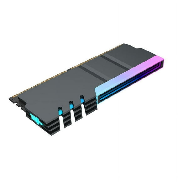 Chaleco disipador de calor para memoria USB DDR5, sincronización de luz ARGB, accesorios de computadora, decoración de chasis, radiador, color negro