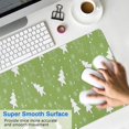 thumbnail image 4 of Long Mouse Pads for Desk,Green Christmas Tree Pattern Desk Mats on Top Of Desks, Desk Mouse Pad Extra Large with 3mm Non-Slip Base and Stitched Edge for Gaming,Office,Work,Home 31.5x15.7in, 4 of 5