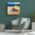 thumbnail image 3 of Canvas Wall Art - Lucia Heffernan 'Beach Chick' Wall Art for Living Room, Bedroom, or Office Décor by Trademark Fine Art - 35 x 35 Inches, 3 of 4