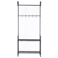 thumbnail image 3 of Adjustable Metal Garment Rack Shelf Storage Rack Coat Shoe Organizer, 3 of 7