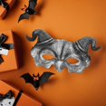 thumbnail image 2 of Halloween Goat Ram Horns Mask Sheep Skull Mask Devil Demon Animal Bull Skull Headgear Halloween Masquerade Cosplay Costume Prop, 2 of 3