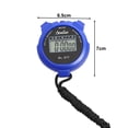 thumbnail image 6 of NIBOLOG Digital Stopwatch Waterproof Compact Size Simple Operation No Clock No Date Silent Stopwatch Timer Chronograph Devices, 6 of 8