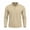 Beige, variant on HOMADLES Mens polo Shirt Long Sleeve with Collar Button Lightweight Work Shirt Solid Color Stretch Soft Tops Khaki Size 3XL
