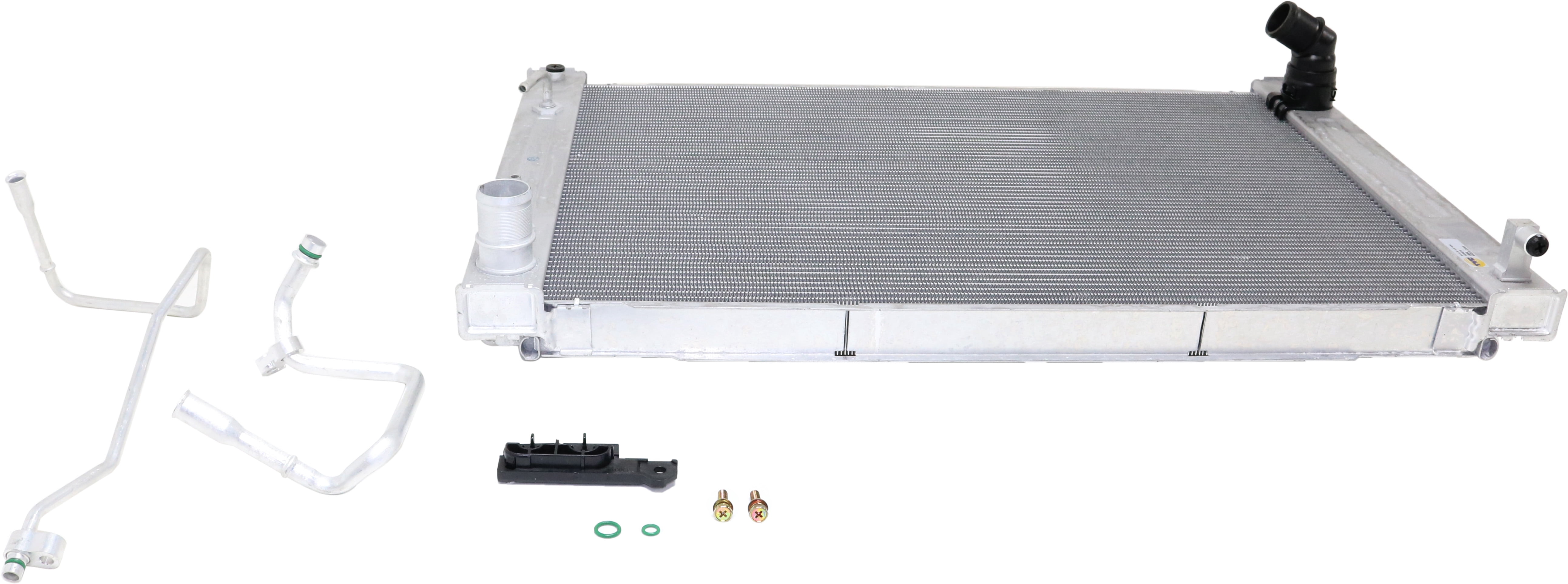 RADIATOR Compatible with INFINITI G37 2008-2013/370Z 2010-2017 /CONDENSER COMBO Automatic Transmission