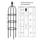 thumbnail image 3 of Soporte para plantas, marco de escalada, soporte para jaula para plantas, marco de soporte para plantas de forma cónica, 3 of 13