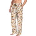 thumbnail image 6 of Fuzoiu UAE Travel1 Print Men's Pajama Pants,Lounge Pants for Men,Lounge PJ Bottoms,Sleepwear Pants with Drawstring Pockets -Medium, 6 of 6