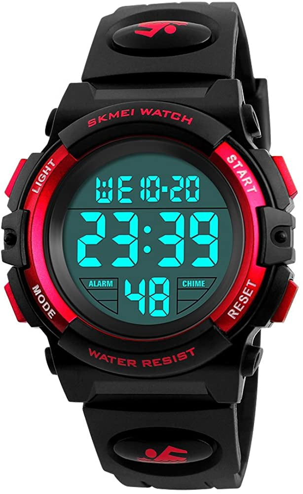 Kids Watches Boys Classic Multi Function Digital Watches Time Teacher