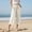 White, variant on Generic Women's Linen Capris Wide Leg Pants Casual Drawstring Ruffle High Waisted Pant Summer Loose Capri Pants with Pockets