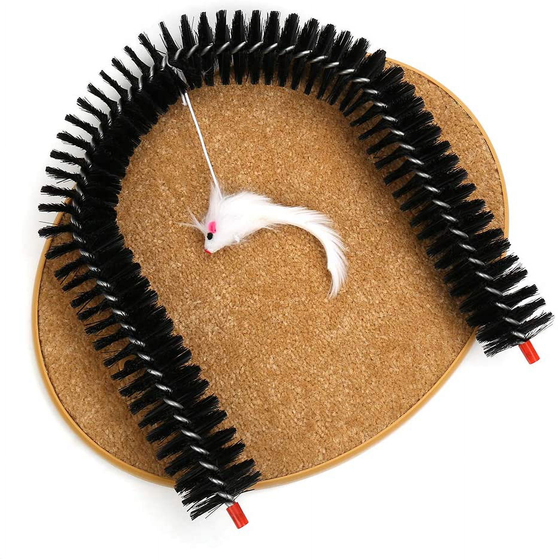 Cat Arch Scratcher, Cat Self Groomer Brushes For Indoor Cats, Cat Face Scratcher Brush Arch Scratching Board Scratch Pad Massager For Shedding