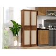 thumbnail image 4 of Miekor Furniture 4 Door Cabinet with 1 Drawer, with 4 Adjustable Inner Shelves, Storage Cabinet BS3484, 4 of 6