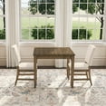 thumbnail image 5 of A-America Leucadia Dinette Table with (1) 18" Self-Storing Butterfly Leaf, Toasted Java, 5 of 11