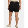 thumbnail image 3 of Avia Women's SoftSculpt Bike Shorts, Sizes XS-XXXL, 3 of 5