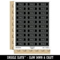 thumbnail image 2 of Denied Double Line Border Sticker Set - Black - Gloss Finish - 1.75" Medium, 2 of 7