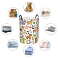 thumbnail image 4 of Susaid Animal Cartoon Style Print Waterproof Oxford Cloth Storage Circular Laundry Hamper BasketCapacity for Home-Small, 4 of 6