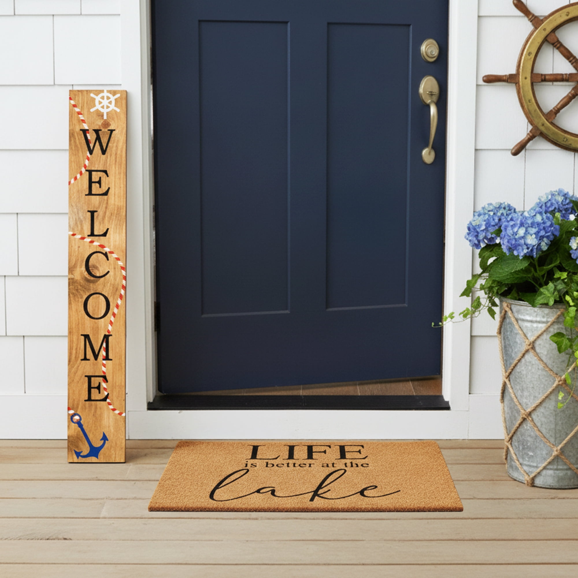 Calloway Mills 119315907 Harbor Rope Welcome, 59" x 07"