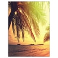thumbnail image 2 of Design Art - Plage Tropicale avec Palmier Vert, 2 of 3