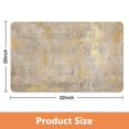 thumbnail image 4 of Modern Abstract Gray Runner Rug, 20x32 inch - Soft, Non-Slip, Low Pile, Washable Bathroom Carpet for Laundry Room, Entryway, Kitchen, Hallway, Doorway, and Bedroom, 4 of 5