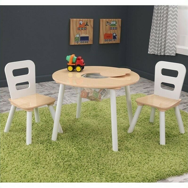 kidkraft round table and chairs white