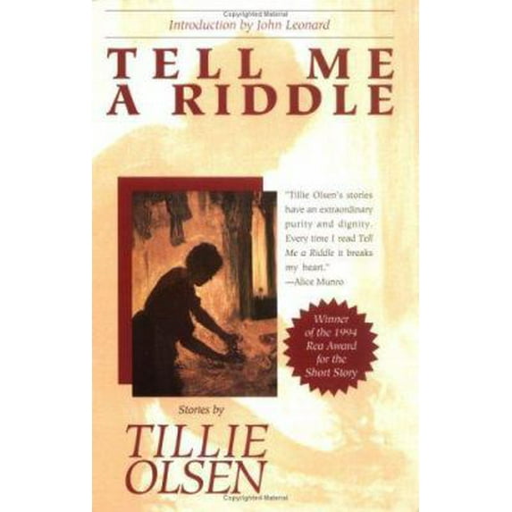 Pre-Owned Tell Me a Riddle (Paperback) 0385290101 9780385290104