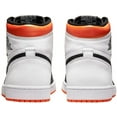 thumbnail image 5 of Men's Jordan 1 Retro High OG "Electro Orange" Wht/Blk-Elct Org (555088 180) - 10, 5 of 8