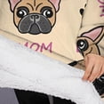 thumbnail image 3 of Oversized Wearable Blanket Hoodie,Dog Mom Sherpa Blanket Hoodie with Super Pockets,Super Warm Fuzzy Pullover for Women & Men, 3 of 6