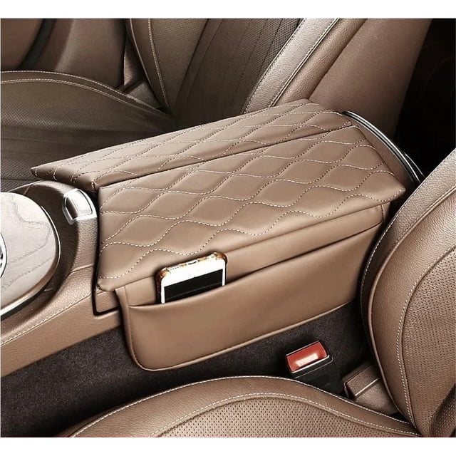 Center Console Armrest Box Cover Pad For Mercedes Benz E Class 2017-2022 W213 CLS 2018-2022 Leather Anti-Scratch Armrest Cushion