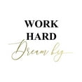 thumbnail image 3 of Urban Epiphany 12x14 Black Modern Framed Museum Art Print Titled - Work Hard, 3 of 5