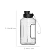 thumbnail image 3 of Large Capacity Fitness Water Bottle with Straw and Handle for Gym, Sports & Outdoor Activities - 1.8L Leak-Proof Sports Kettle, 3 of 9