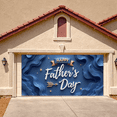 thumbnail image 6 of Decorative Design Happy Father's Day Banner Polyester Material Celebration Banner Blue Theme for Father's Day Holiday Indoor Decoration, 6 of 8